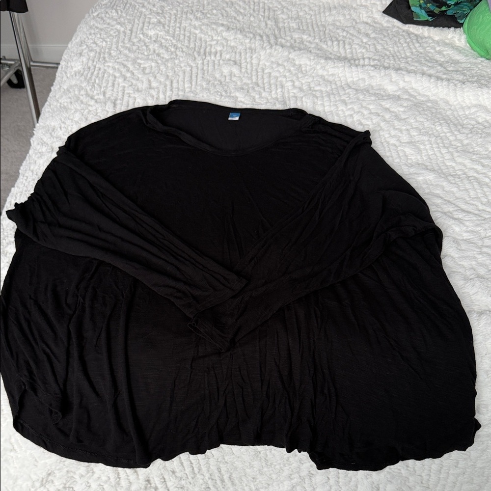 Old Navy Luxe Black Top
